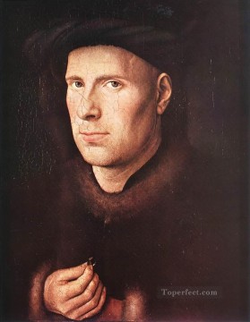 ヤン・デ・レーウの肖像 ルネサンス ヤン・ファン・エイク Oil Paintings